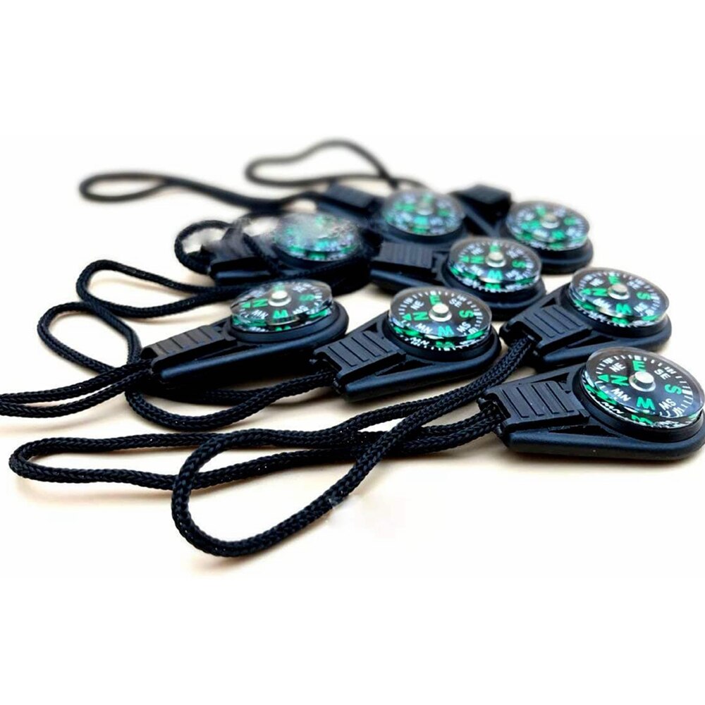 Mini Überleben Kompass draussen Camping Wandern Tasche Kompass Flüssigkeit Gefüllt Mini Kompass für Paracord Armbinde Halskette Schlüssel Kette