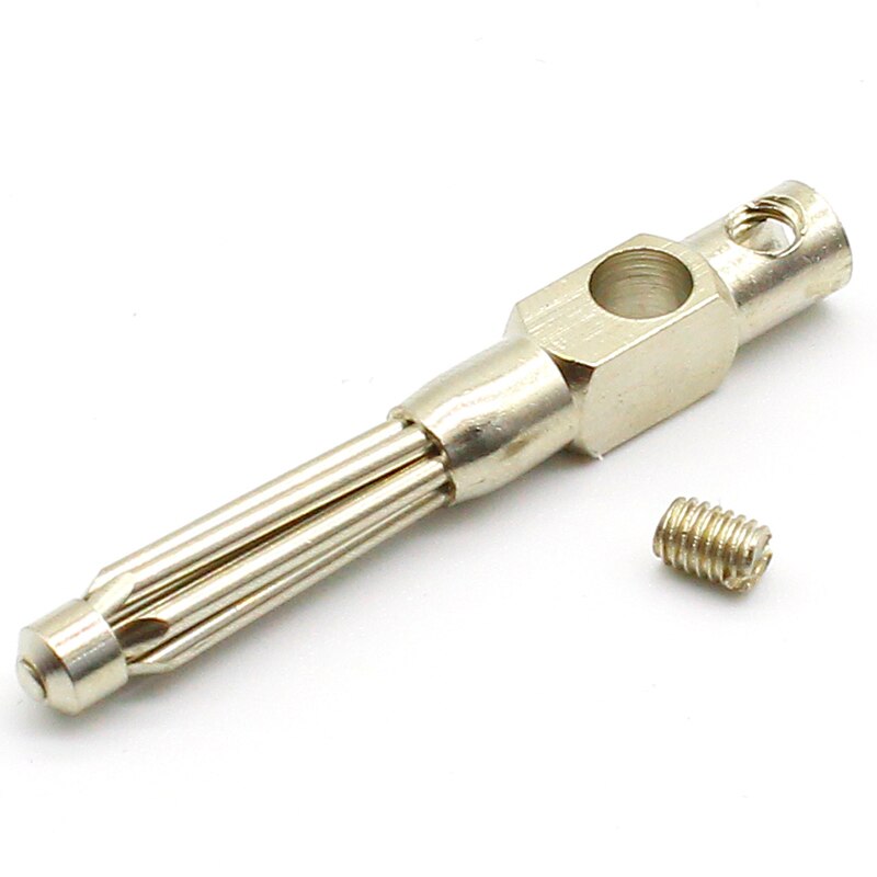 Conector de enchufe Banana apilable lateral sin soldadura, cobre, rojo y negro, 4mm, 5 pares/10 Uds.