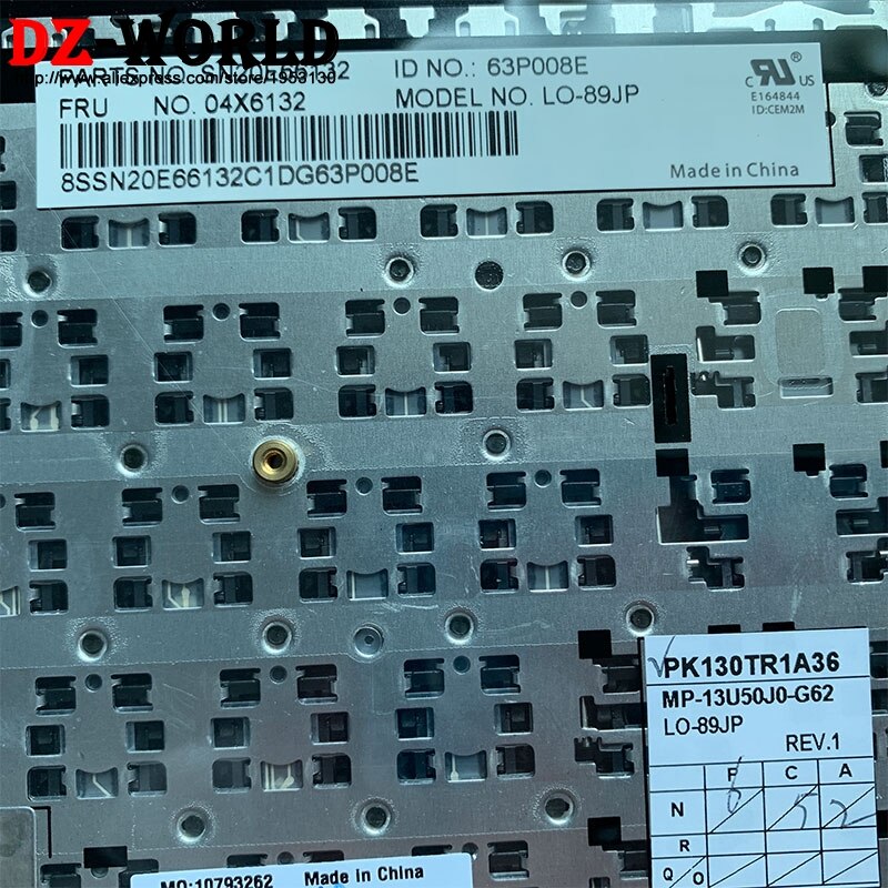 /Orig JP Japanese Keyboard for Lenovo Thinkpad E450 E450C E455 E460 E465 Laptop Teclado 04X6132 04X6172 04X6212