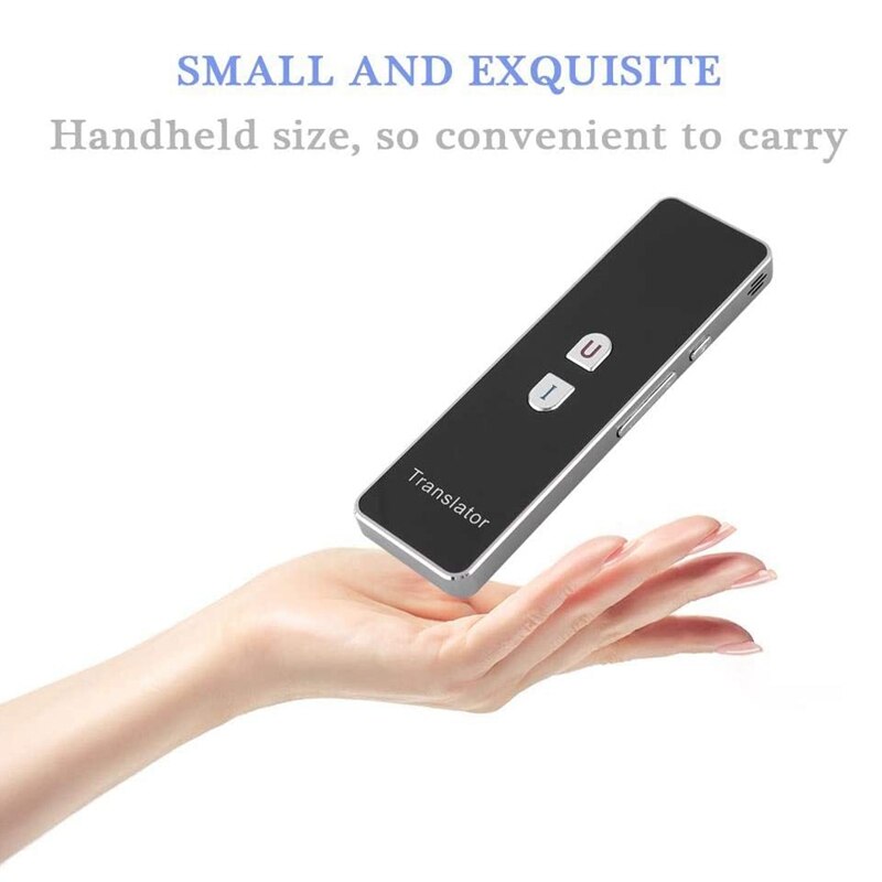 Smart Voice Translator Two Way Instant Pocket Interpreter Real Time Voice for Learning Business Meeting Travel