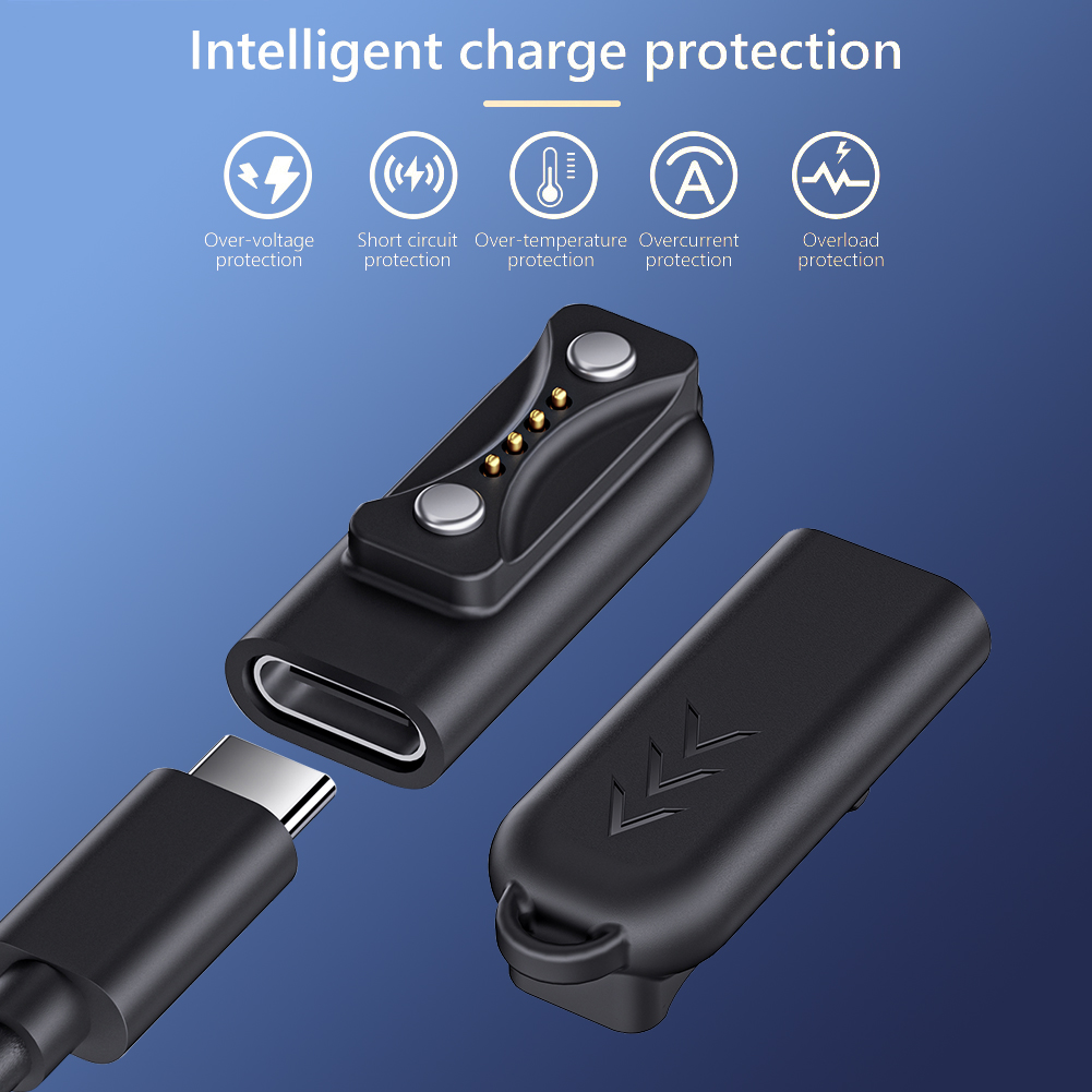 USB C Magnetic Watch Charger Connector Watch Charging Adapter for Polar Pacer /Pacer Pro for Ignite 3/Vantage V3