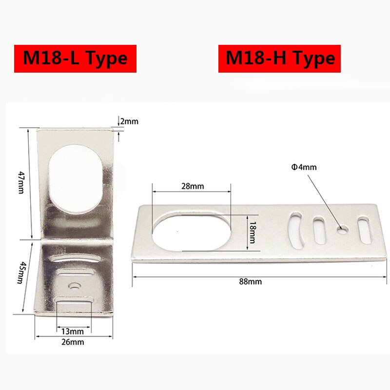 Approach Sensor bracket proximity sensor switch holder photoelectric sensor switch fix support M8L/H M12L/H M18L/H M30L/H
