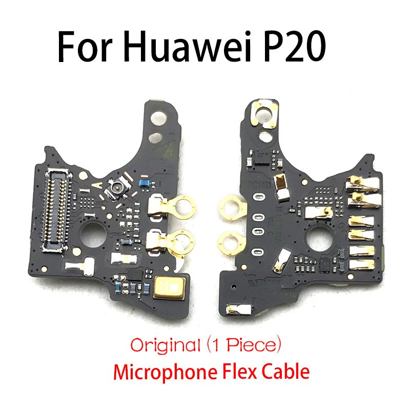 pour Huawei Mate 10 20 P20 P30 Pro carte SIM/SD lecteur de carte carte de Conecction avec Microphone câble flexible: P20 Original