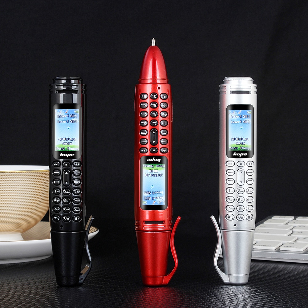 Mini téléphone portable mafam  ak007 pen, écran de 0.96 pouces, gsm, double sim, appareil photo, lampe de poche, composeur bluetooth, téléphones portables avec enregistrement