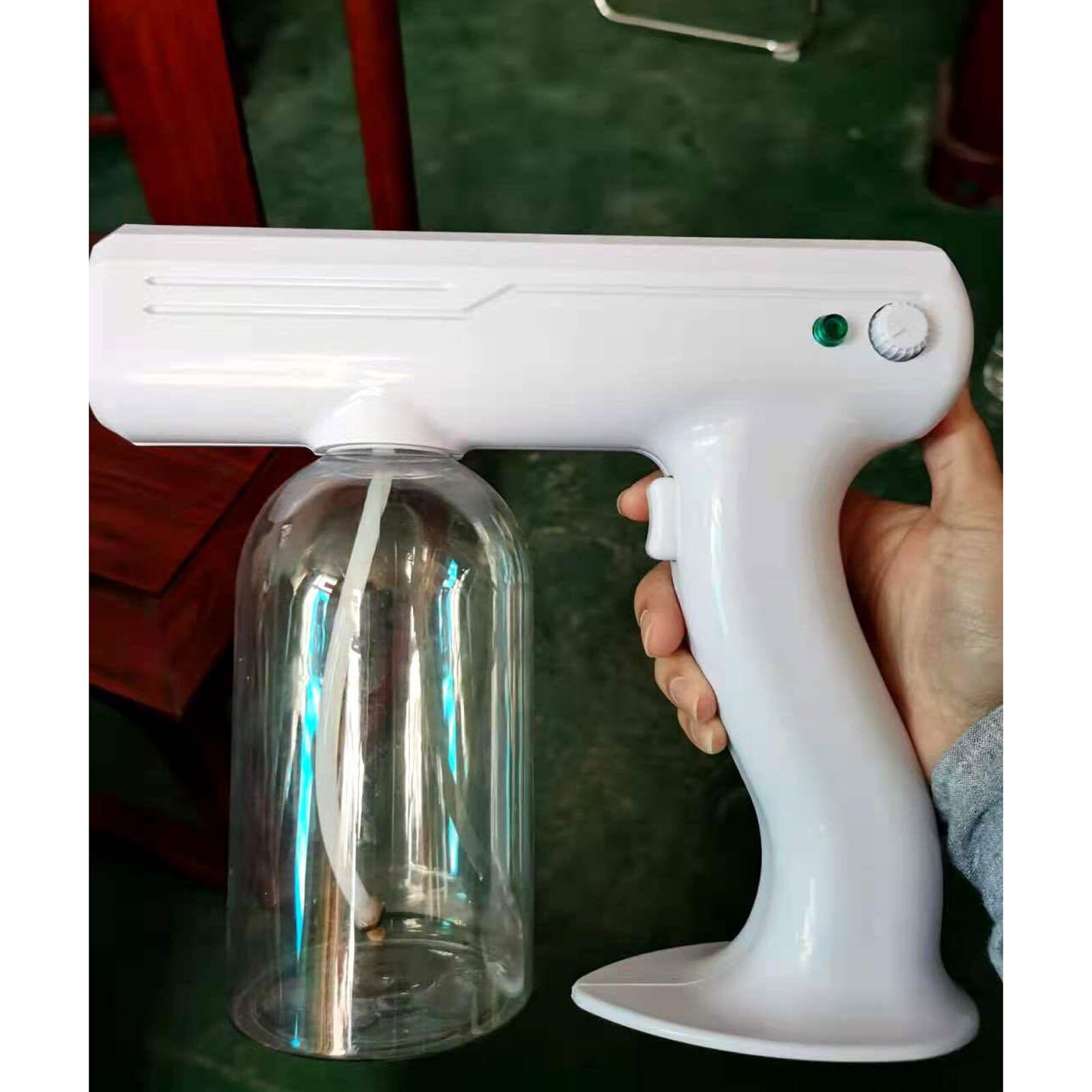 Cordless 10W Sanitizer Sprayer Blue Light Fogger Home Office