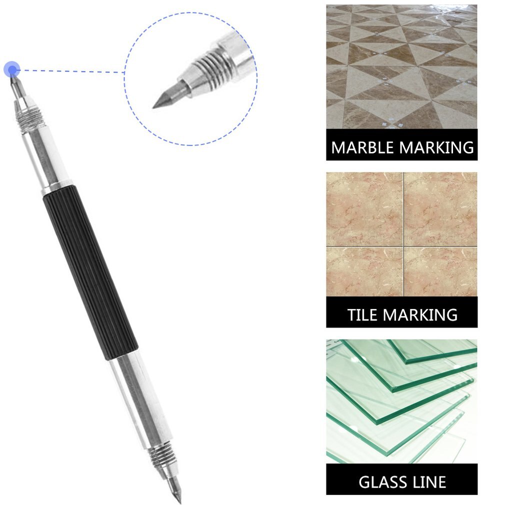 Stylo de gravure de marquage sur métal, pointe en carbure de tungstène, pour verre, céramique, métal, sculpture sur bois, outils à main