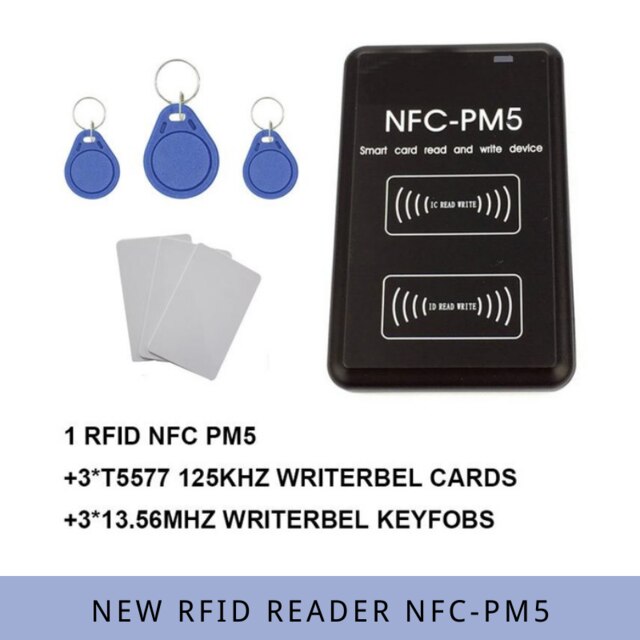 Nfc -pm5 salauksen purku kopiokone rfid kulunvalvonta kortinlukija  s50 uid älysirukortin kirjoittaja icid taajuus kopiokone: Frpm 5- puku 3