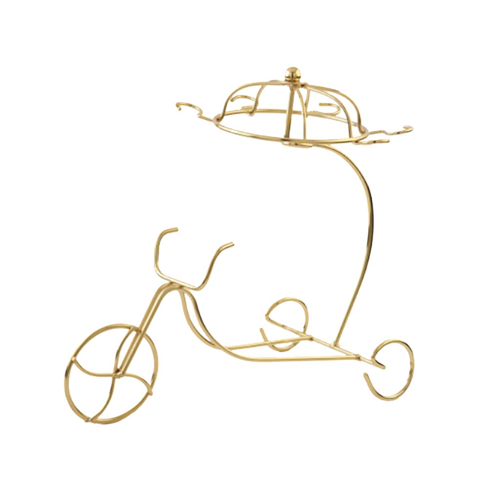 Decorative Retro Metal Wine Bottle Storage Holder Rack Bar Display Stand Bracket Barware Supplies Accessories Decoration