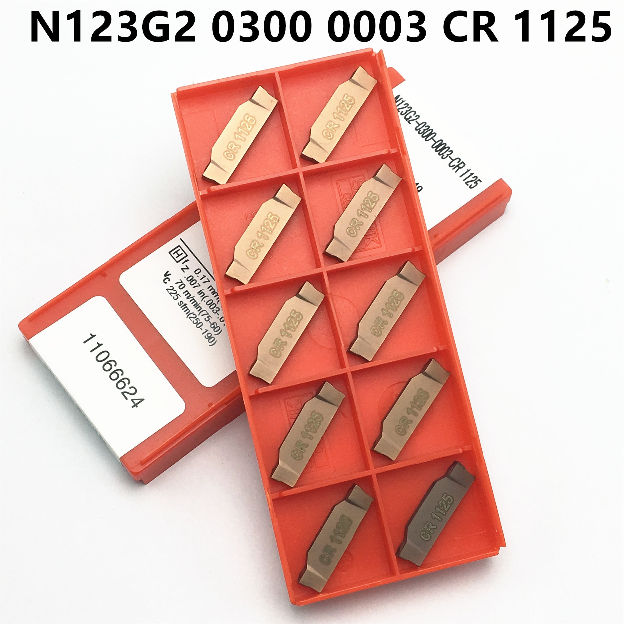 Slotting tool N123G2 0300 0003 CR 1125 Carbide insert lathe tool Slotting blade cutting tool N123G2 Carbide CNC lathe tool