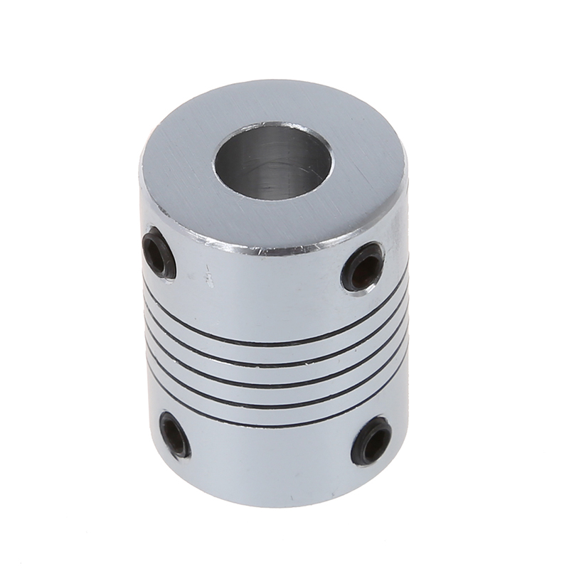 Moteur pas à pas coupleur d'accouplement d'arbre Flexible 6.35x8mm coupleur d'arbre de lumière de blocage la flexible permet de compenser