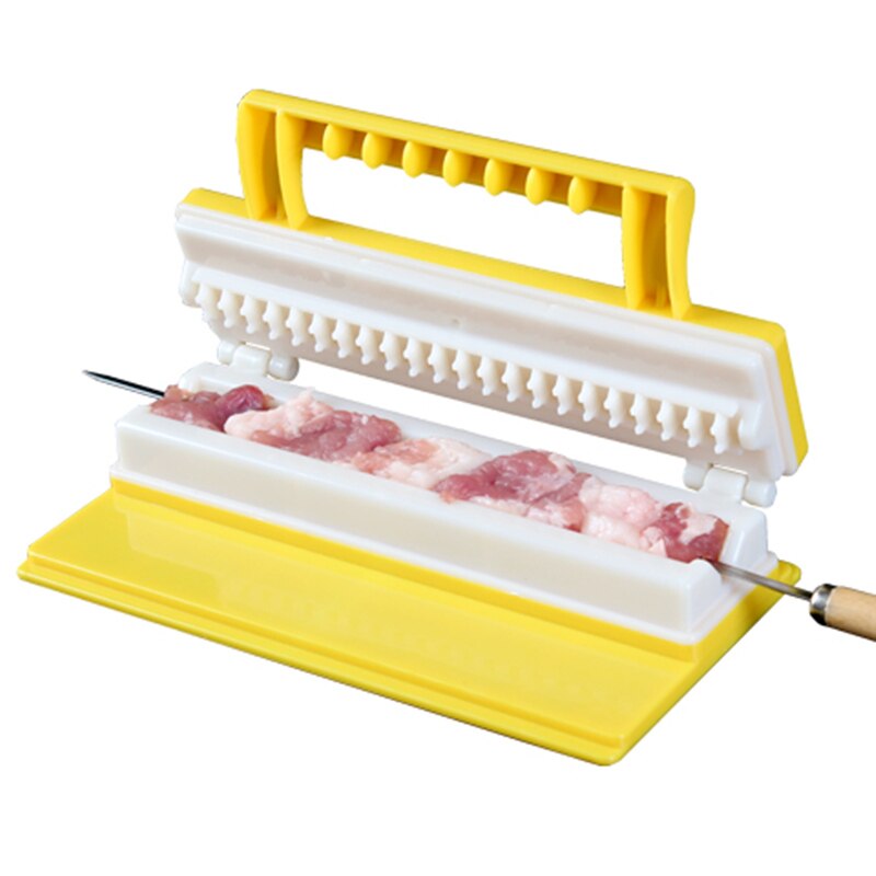 Machine à brochette de viande, appareil à ficelle pour viande de bœuf et de porc, appareil de Kabob pour barbecue, outils et accessoires,