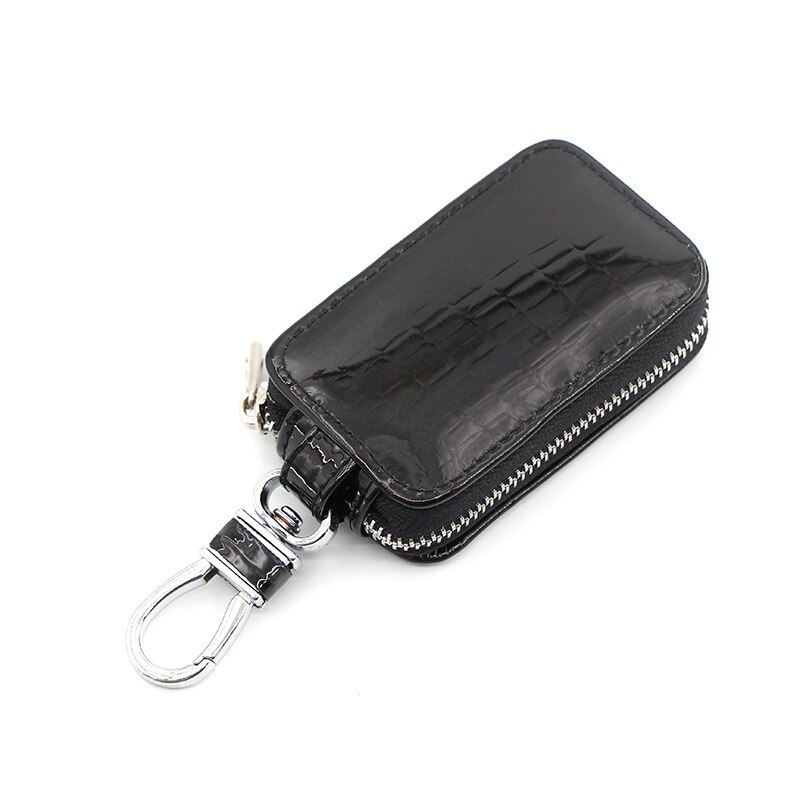 Mężczyźni skórzany brelok dla obu płci torba na klucze samochodowe wielofunkcyjny Organizer portfel etui inteligentny gospodyni samochód małe etui na klucze etui na klucze