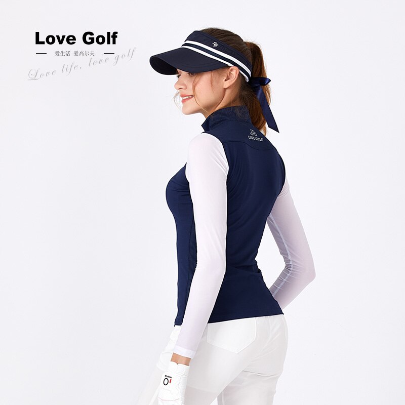 Stil golf tøj åndbar t-shirt med hvid buksedragt elsker golf brand