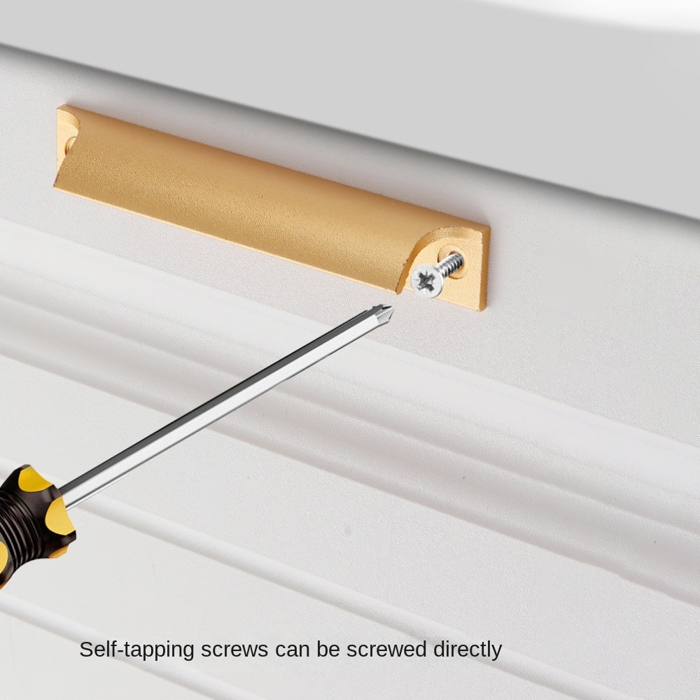 90/120Mm Aluminium Deurklink Push-Pull Ponsen Gaten Zichtbaar Handvat Openslaande Raam Schuifraam Handvat Hardware