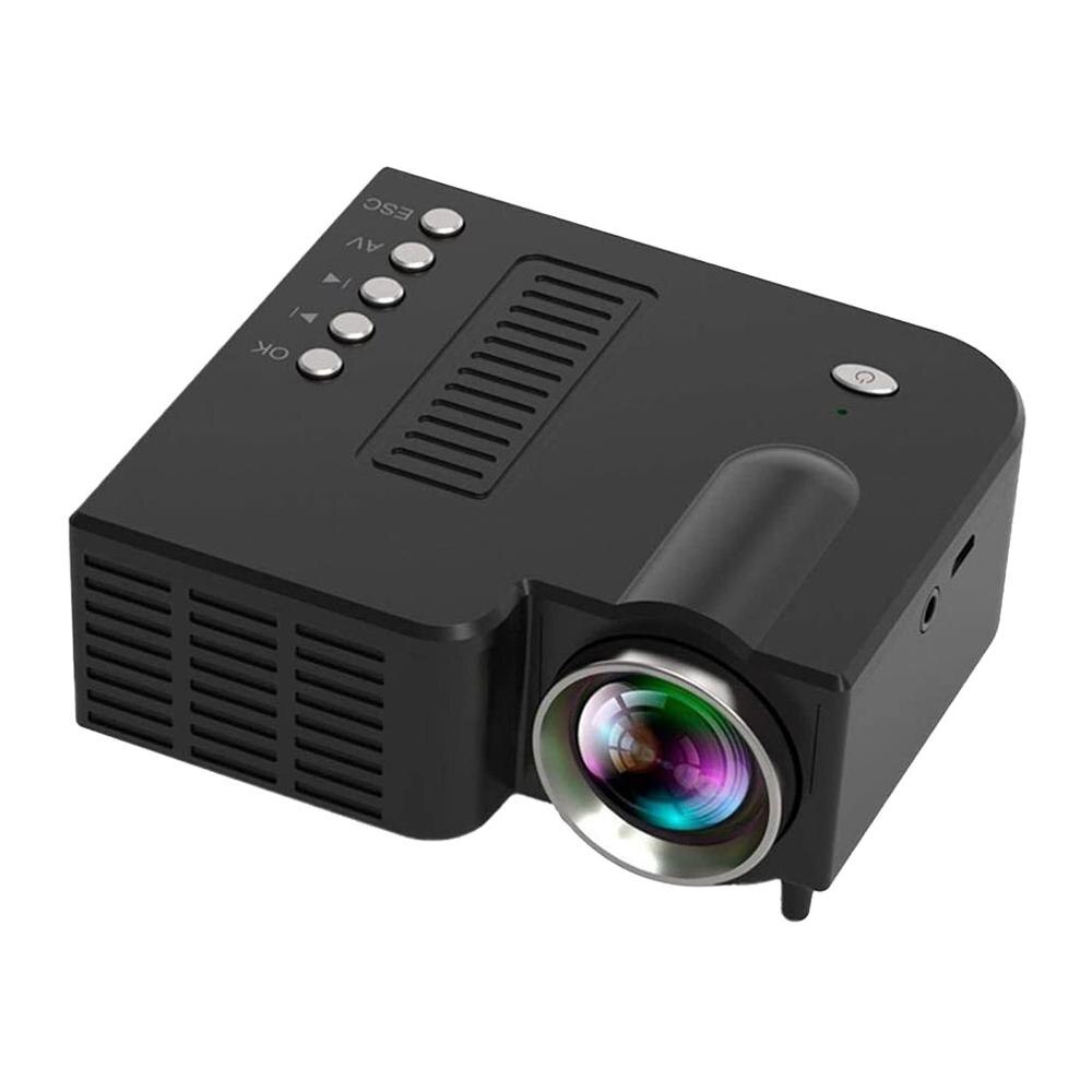 US LED Portable Home Theater Video Projector Support HD For Outdoor Movie Projector Video beamer 500 Lumen FHD 3D Home cinema: Default Title