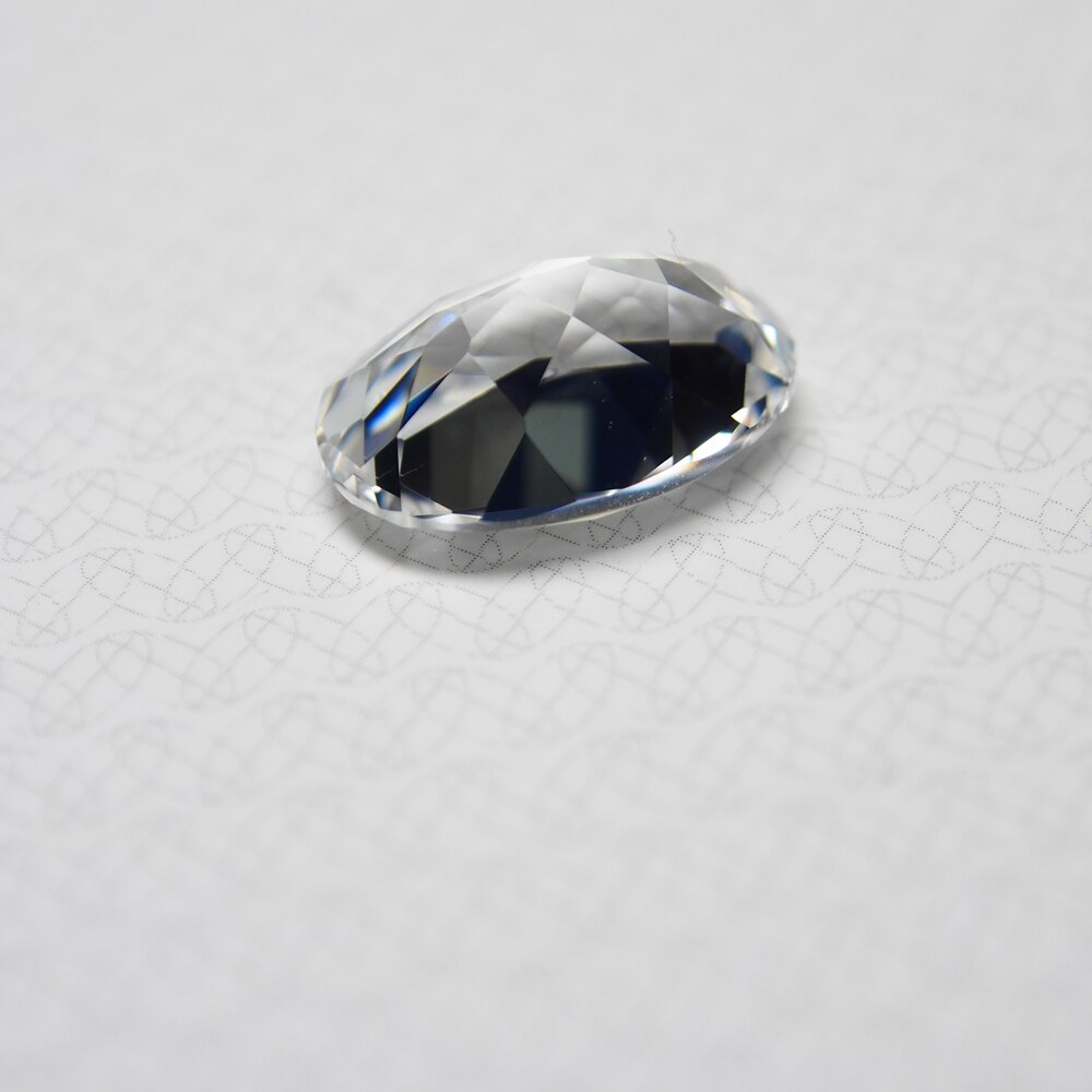 Oval cut 14*10mm 2 Piece /alot 7.8 carat hight laboratory White sapphire Loose Gemstone for ring earring making