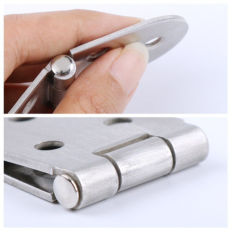 Bisagra de mesa redonda oculta con tapa, 180 grados, mesa plegable, bisagra de cobre, Hardware para muebles de 80x31mm, 2 unidades