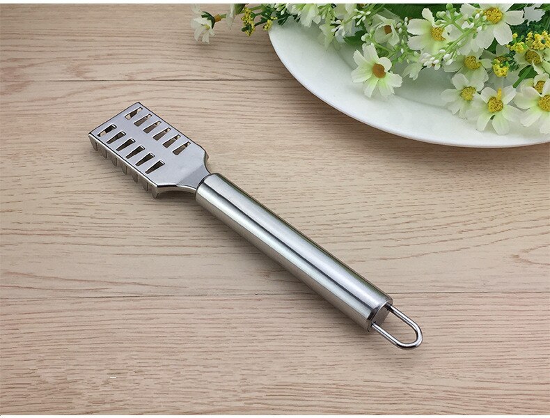 1pc keukenreiniging vishuid roestvrij staal visschubben borstelverwijderaar reiniger ontkalker huidverwijderaar schubbenverwijderaar zeevruchtenprikkers  ok 0950