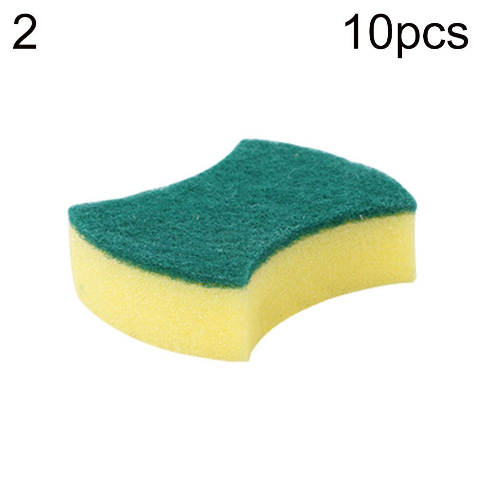 10/20Pcs Household Kitchen Sponge Brush Scouring Pads Magic Sponge Dish Cleaning Sponge Scrubbing Cleaning Pads Cleaning Tools: 10pcs 2