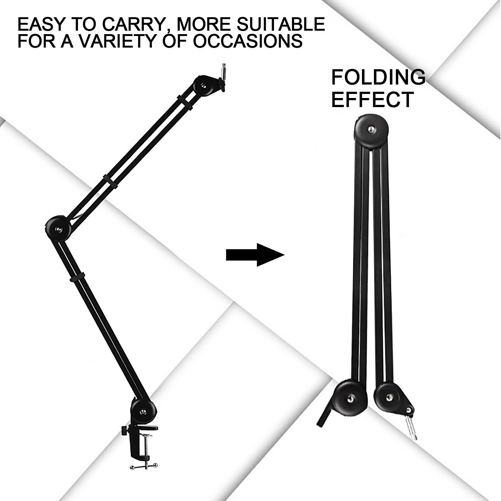 Microphone holder microphone condenser microphone holder articulated armrest suitable for office meetings and karaoke