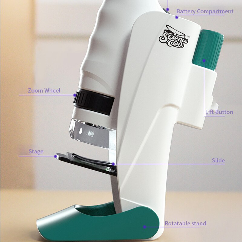 Iphone Camera Modules Draagbare Mobiele Telefoon Mini Microscoop Mini Kind Middelbare School Student Biologische Experiment Science