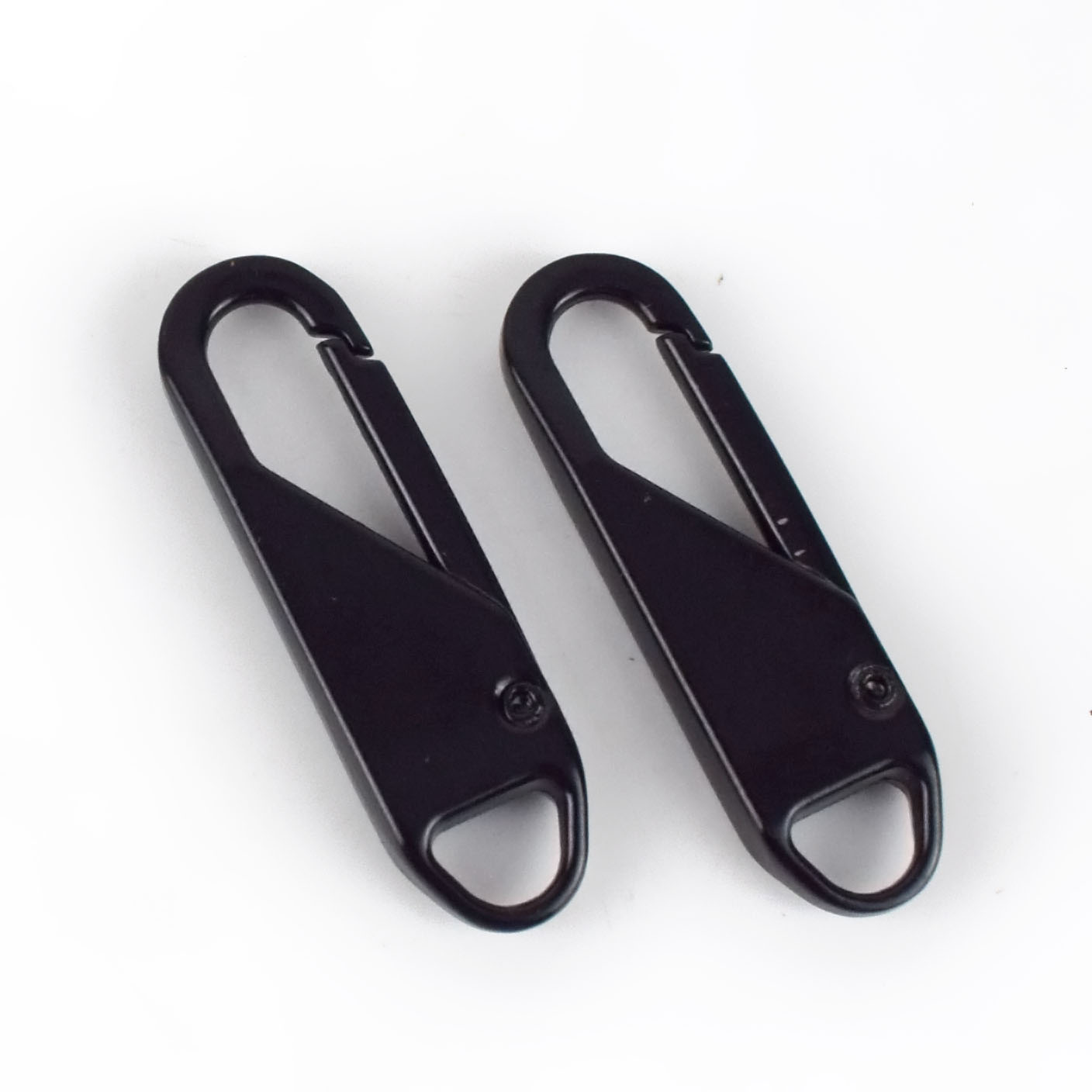 Tiradores de cremallera de Metal para equipaje, Maleta, Bolsas, tiradores de cabeza, lengüeta, reparador instantáneo, herramientas de sastre DIY, 3 #5 #8 #, 10 Uds.: black