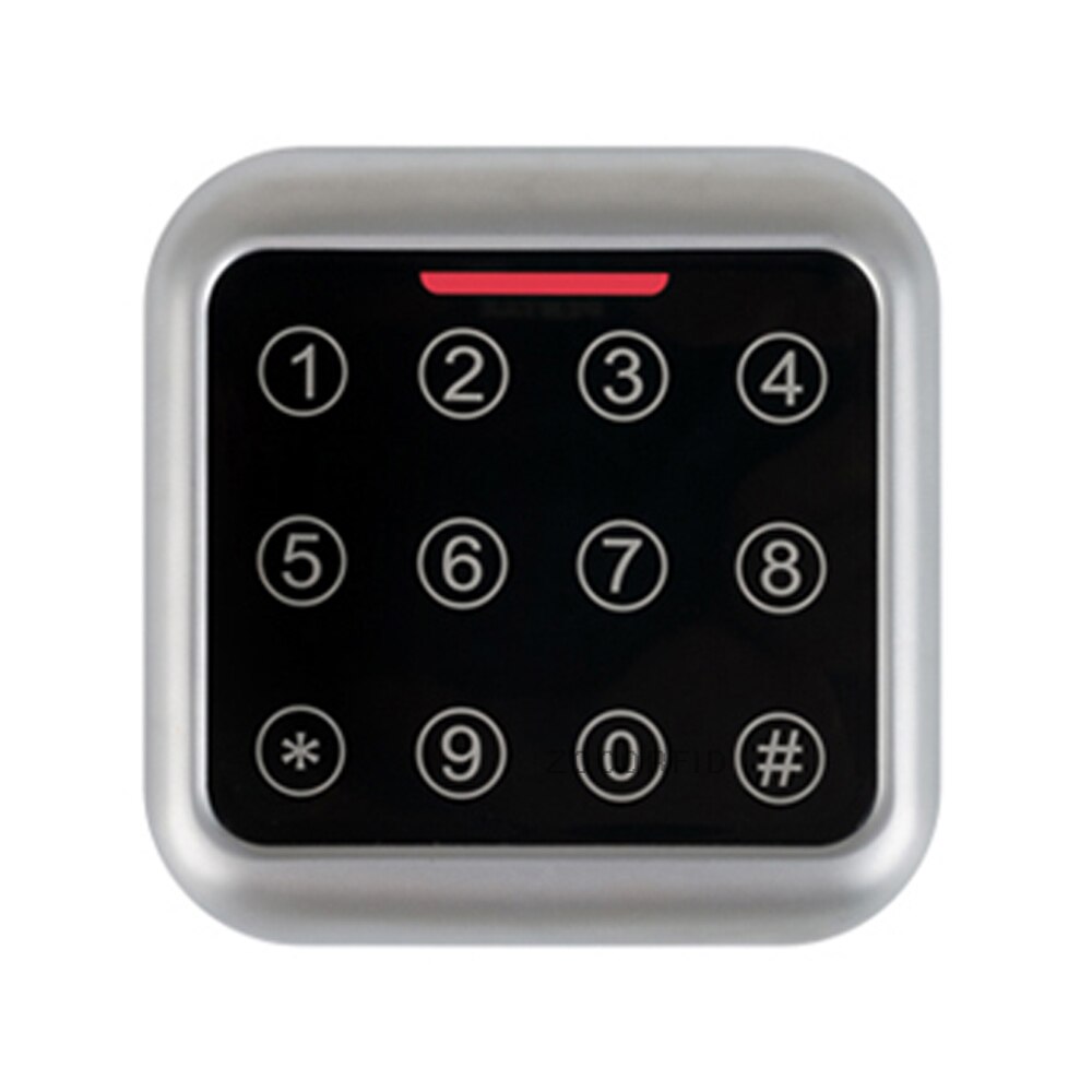 FC392 touch keypad Metal Case Keypad For 125KHZ EM RFID Proximity Card Standalone Access Control&amp; remote control Out&amp;In door