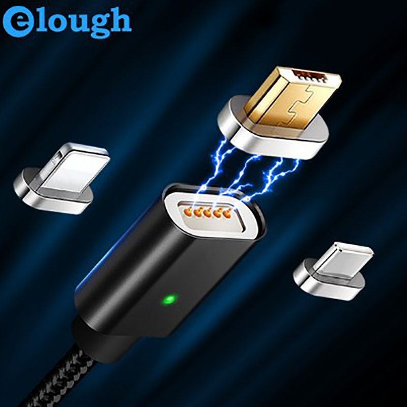 3-in-1 Magnetic USB Cable - Fast Charging & Data Transfer for iOS, Android, Type-C