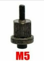 Hand Rivet Nut Head Nuts Easy Installation Riveter Tool Tip Mandrel Head Replacements M3 M4 M5 M6 M8 M10 Threaded Riveter Nut: M5