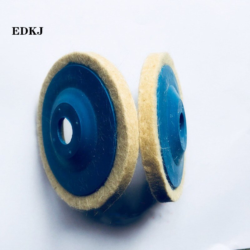 100*8*16mm Wool Polishing Wheel Buffing Pads Angle Grinder Wheel Felt Polishing Disc for Metal Marble Glass Ceramics