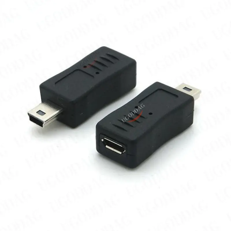 Micro USB Female to Mini USB Male Adapter Charger Converter MiniUSB V3 to MicroUSB V8 Adapter For Mobile Phone Android MP3