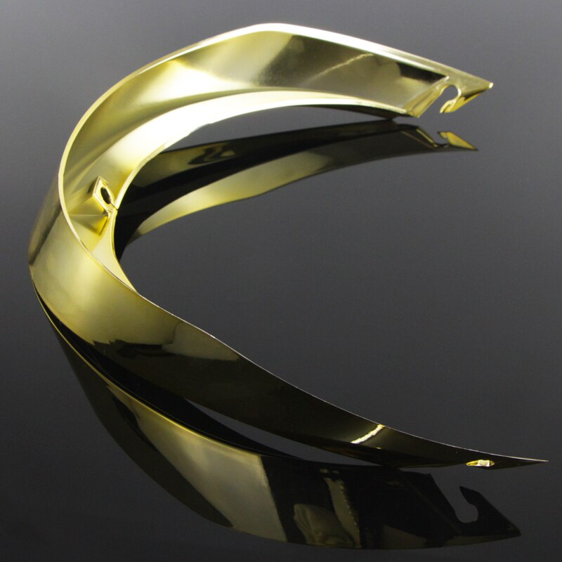 Motorcycle Helmet Big Tail Spoiler For AGV PISTA GRP GP VELOCE-S Rear PARTS &amp; ACCESSORIES Moto Casco Adornment: Electroplated gold