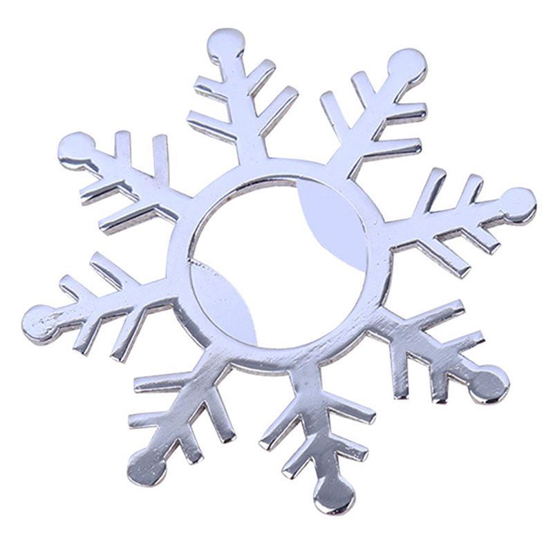 Apribottiglie multiuso con strass a forma di fiocco di neve apribottiglie bomboniera per regalo per la festa nuziale per gli ospiti: 4
