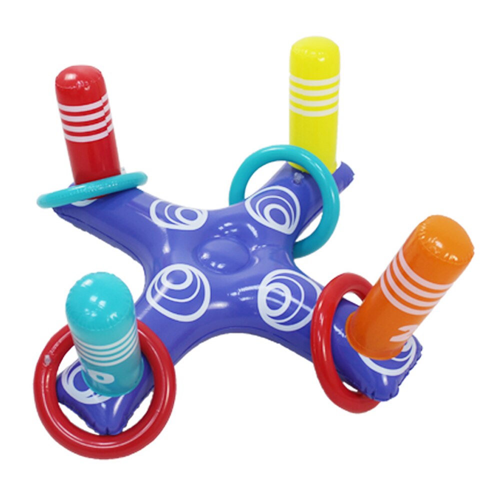 Sommer legetøj vand børns oppustelige flydende ring ring kaste spil swimmingpool legetøj børn vandsport piscinas estructurales