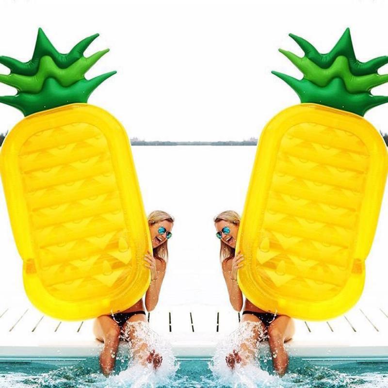 Water Float Ring Donut Opblaasbare Giant Ananas Vorm Zwembad Vlot Zwemmen Summer Fun Water Sport Drijvende &