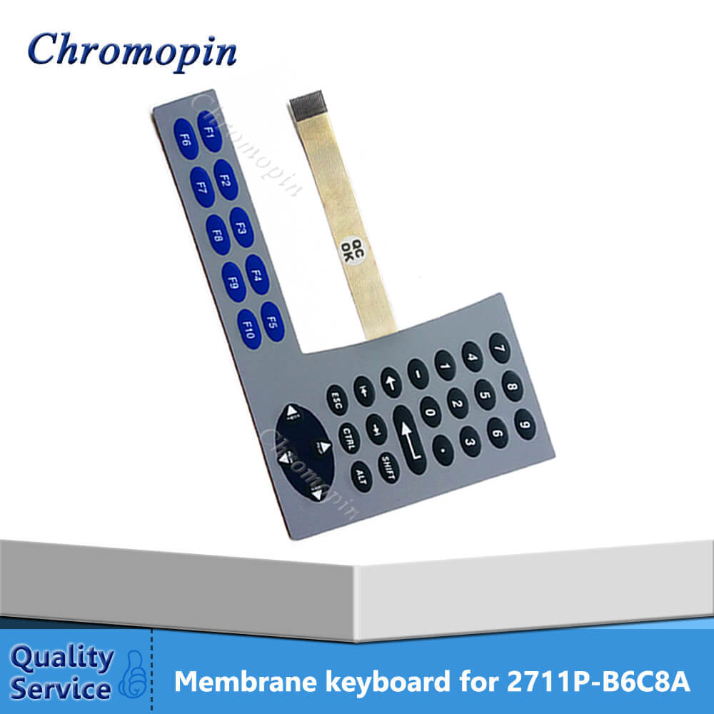 Teclado de membrana para AB 2711P-B6C8A 2711P-B6C8D 2711P-B6M8A 2711P-B6M8D PanelView Plus 6-600