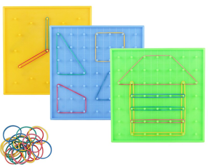 Plast negleplade primær matematik negleplade værktøj geometri demo børn pædagogisk legetøj undervisningsinstrument legetøj legetøj gyh