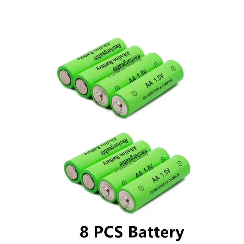 100% AA battery 4000mAh rechargeable battery AA 1.5V Rechargeable Alcalinas drummey +1pcs 4-cell battery charger: other
