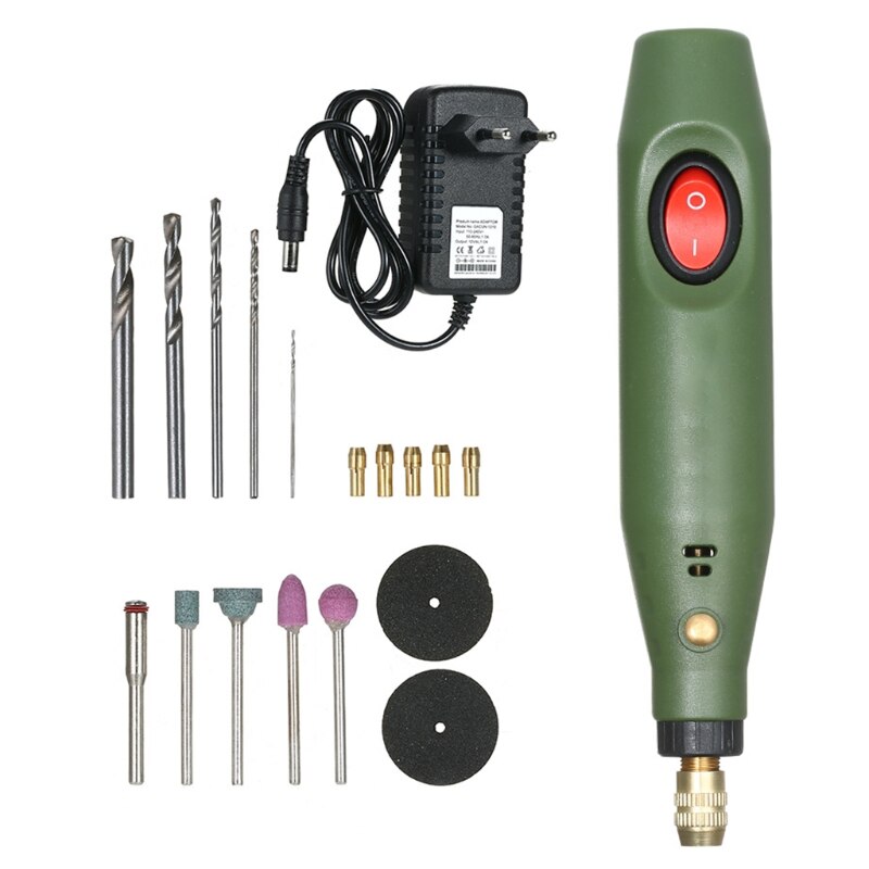 Mini Elektrische Boor Grinder Set Epoxyhars Diy Ambachten Sieraden Maken Power Tools Kit Slijpen Polijsten Snijden Accessoires: Default Title