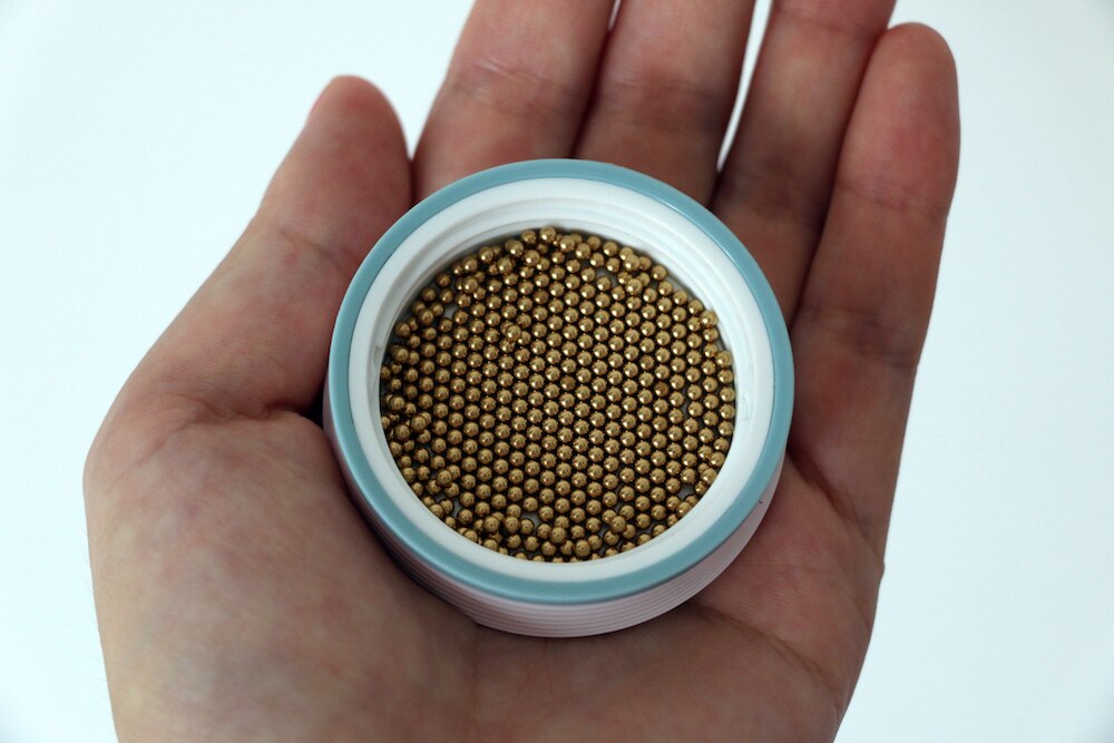 3/32'' Inch ( 2.381mm ) 500 PCS Solid Brass Bearing Ball ( H62 )