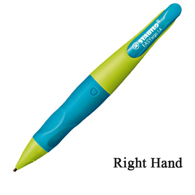Stabilo Easyergo Mechanical Pencil 1.4mm Pencil Lead Left Right Hand Holding Automatic Pencils for Kids: Green blue Right