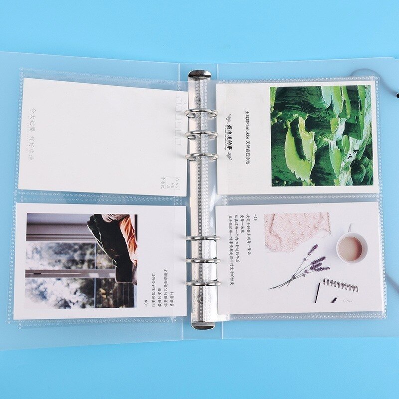 Coloffice PP Matte Transparent A4 B5 A5 Holes Loose-Leaf Notebook Case Inner Page Notebook Shell Office School Supplies
