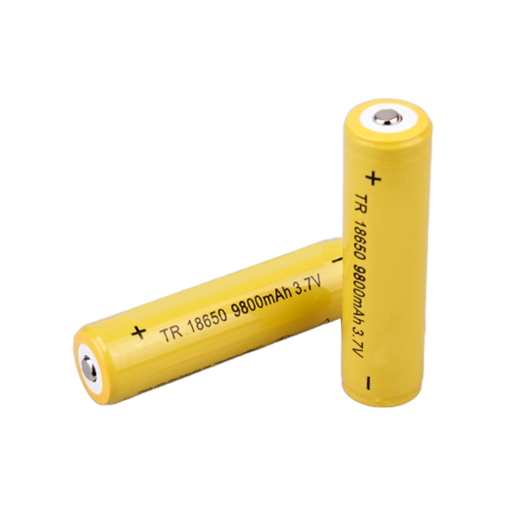 4PCS 3.7 (V) 9800mah 18650 High Power Discharge Lithium Rechargeable Battery With Battery Box For Flashlight Batteries