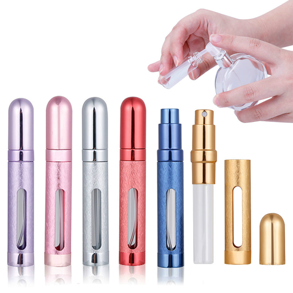 12Ml Mini Parfum Fles Verstuiver Navulbare Parfum Spray Fles Draagbare Reizen Aluminium Cosmetische Lege Spray Scent Pomp Tool