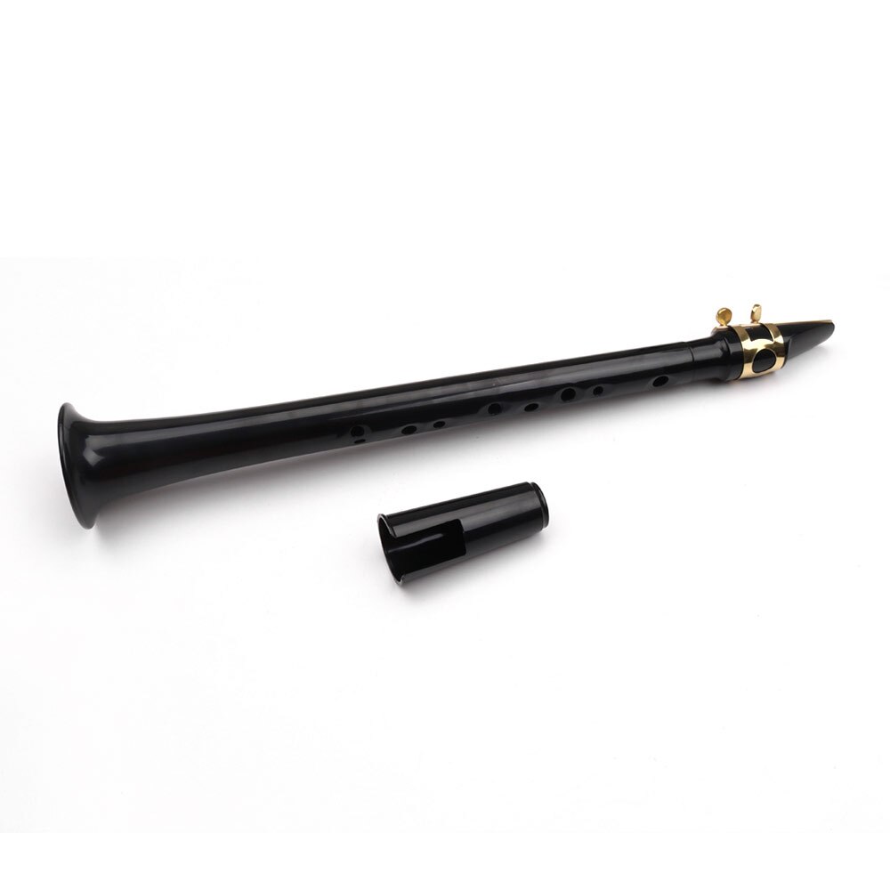 Mini Sax Black Portable Alto Pocket Musical Instruments with Carrying Bag Beginner Music Amateur Durable Portable Saxophone