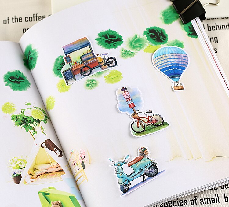 20PCS Transport Stickers Ambachten En Scrapbooking stickers boek Decoratieve sticker DIY Briefpapier