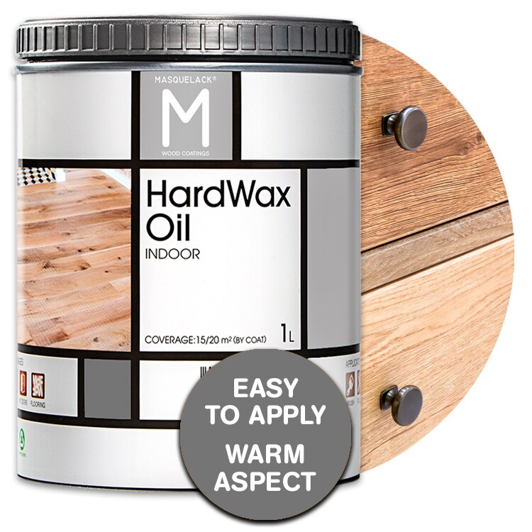 Masquelack HardWax Öl, Öl wachs hart Holz verwende... Grandado