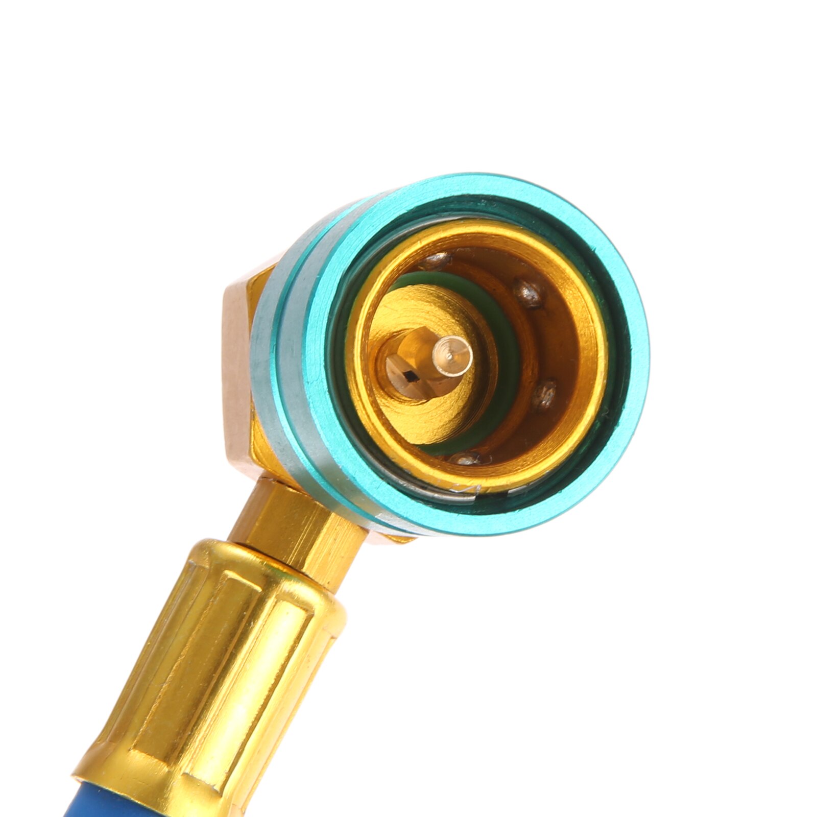 Low Side R1234yf R1234YF U-Charge Hose 14mm Female Refrigerant Measuring Recharge Adapter Pipe Air Conditioner Car Gauge