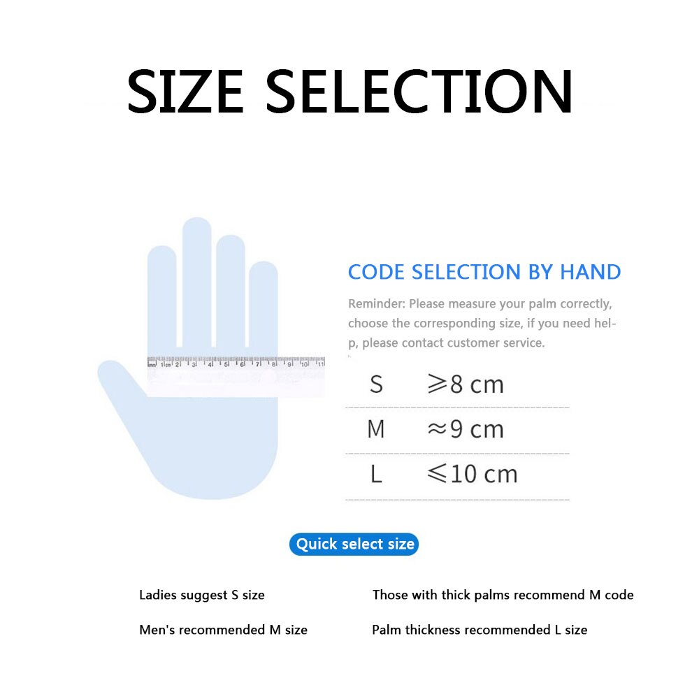 100Pcs Disposable Nitrile Gloves Powder Free Non Vinyl Latex Food Grade Household Acid and Alkali Resistant Gloves