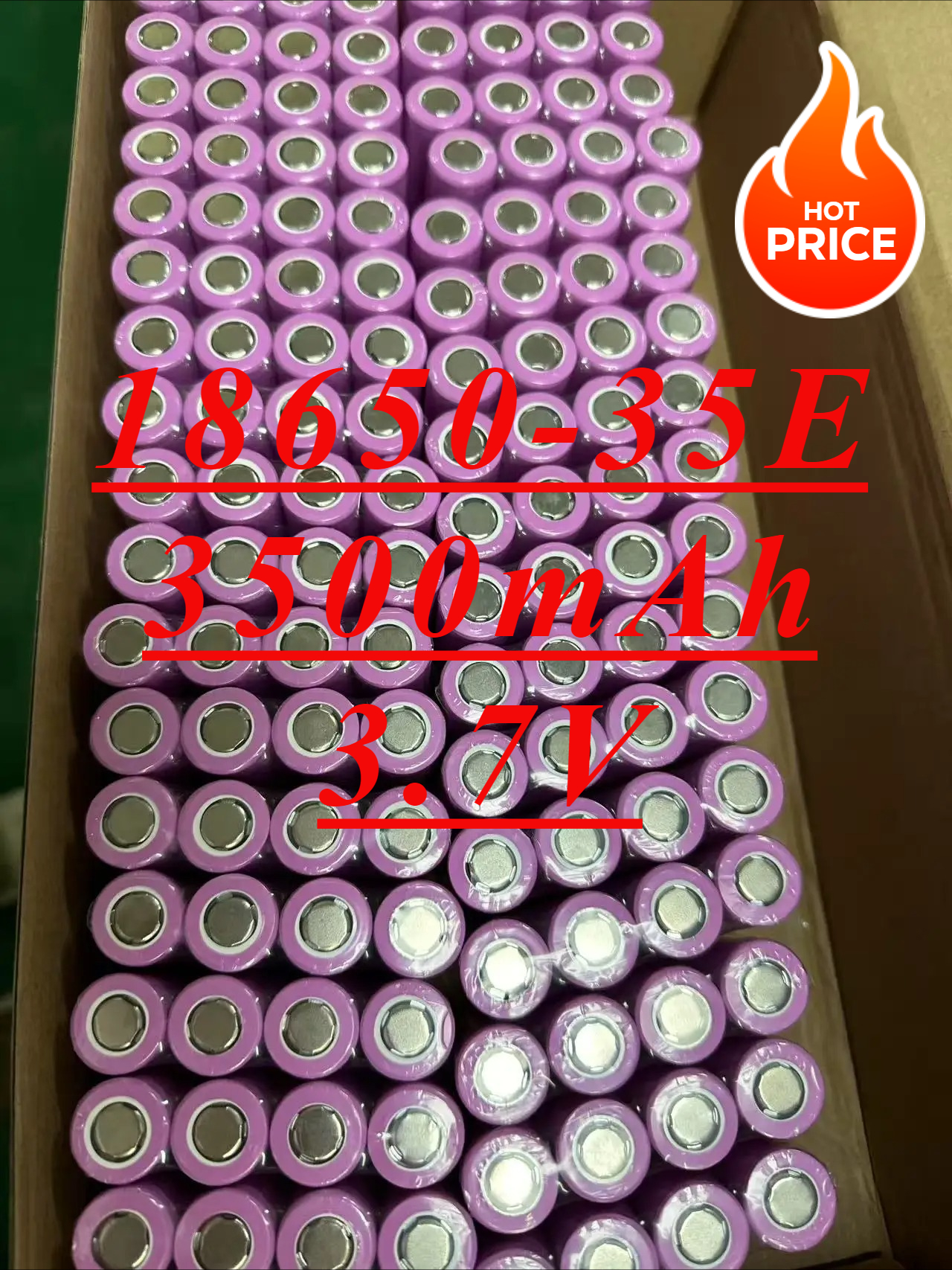 100%  originale inr 18650 -batterier 3.7v 18650 3000 mah inr 18650 30q oppladbare litium-ion-batterier